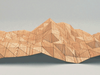 Waves 3d after effects animation c4d cinema 4d gif loop motion design motion graphic waves wood