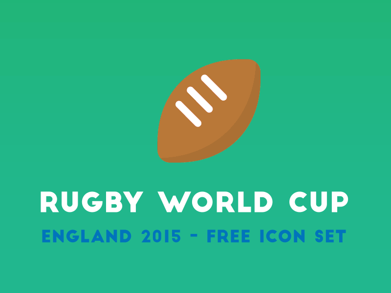 Rugby World Cup: Free Icon Set ball beer england flag freebie hotdog icon player rugby world cup supporter ticket world