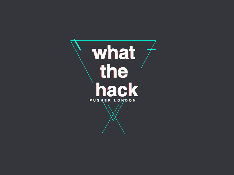 whatthehack Glitch Animation animation css gif glitch hack