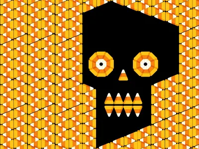 Candy Corn Skull 2 candy candy corn halloween skull vector