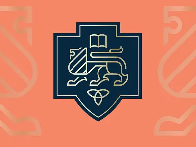 Trinity Classical Academy book crest god jesus lion trinity