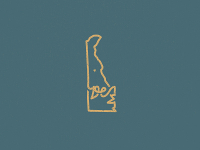 Delaware "State Mark" des