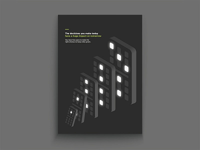 Green Cities Brochure brochure cities city domino dominoes effect green illustration urban