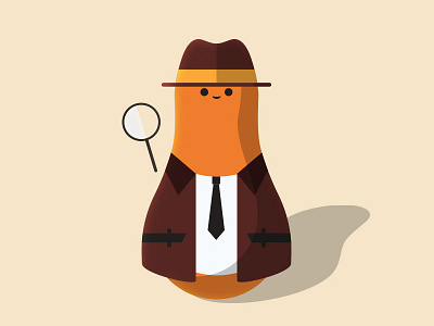 The Wobbles | Detective Joe character design colin hesterly dead projects illustrator photoshop pitch