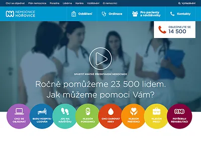 nemocnice-horovice.cz homepage homepage horovice hospital nemocnice web website
