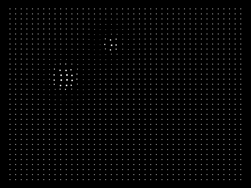 map001 animation binary depth display dots gif grid led map