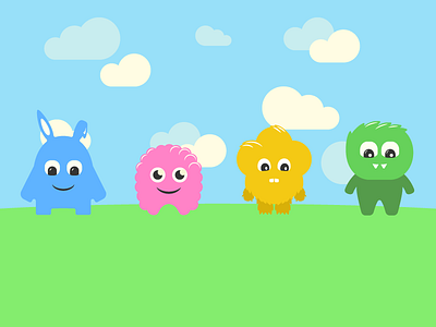 Monsters! creature cute monsters toca boca