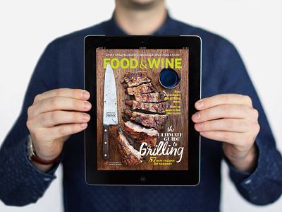 Food & Wine Tablet foodandwine ipad publication tablet