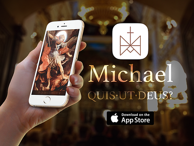 Saint Michael The Archangel App app archangel god icon illustration ios iphone logo michael prayer saint ui