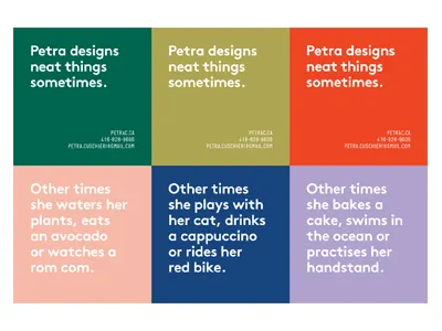 bus. cards business cards colour design promotion