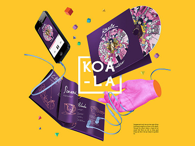 Koala Band Cover Album By Isa Indra Permana album art cover design editorial illustration indonesia jazz music pop