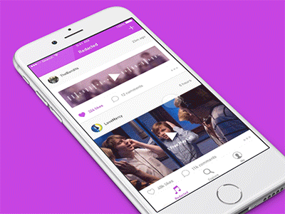 Side Project Mobile App framer mobile music recording