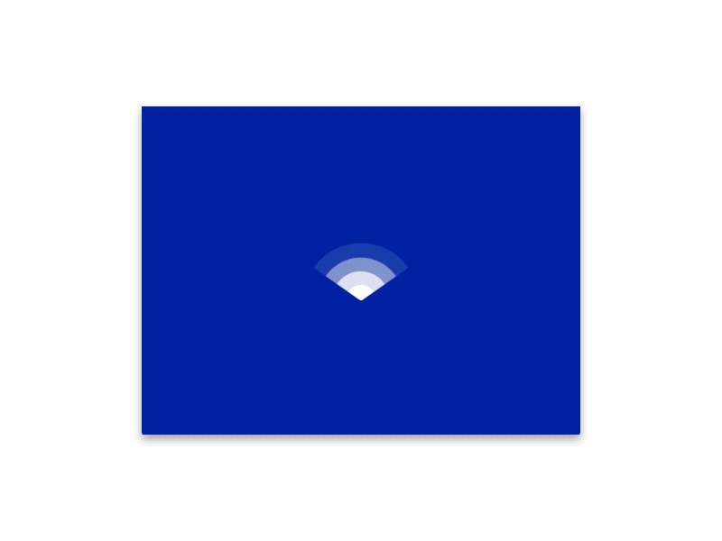 Connection Animation animation connection minimalism principle wifi