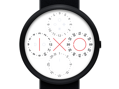 IXO Watch design industrial product time watch wristwatch