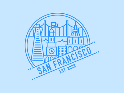 Sojern office stickers illustration san francisco sf sojern sticker