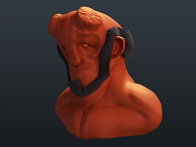 Hellboy blender sculpt gl