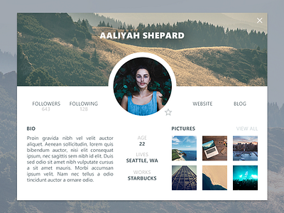 Profile Card card design layout photoshop player profile ui ux