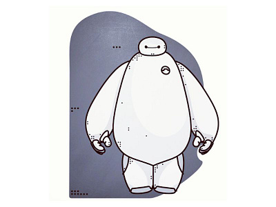 Baymax bighero6 cartoon character cute disney help robot