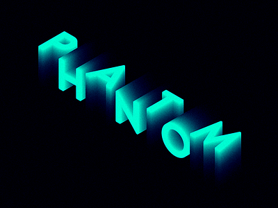 Phantom Fade 3d c4d typography