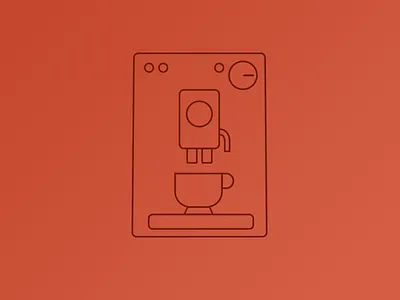 Coffeemachine icon coffee icon machine vector