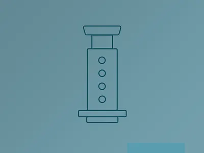 Aeropress icon aeropress coffee vector icon