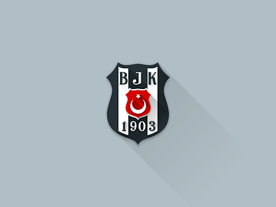 Beşiktaş J.K. Logo Flat 2.0 besiktas bjk black flat flat 2.0 logo white