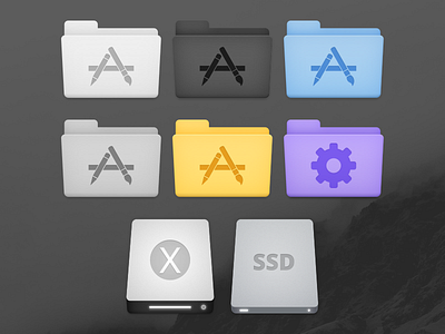 TWAIN Icon Set el capitan icon icon set icons mac os x system yosemite