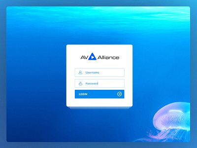 Av Alliance - Login Page blue login