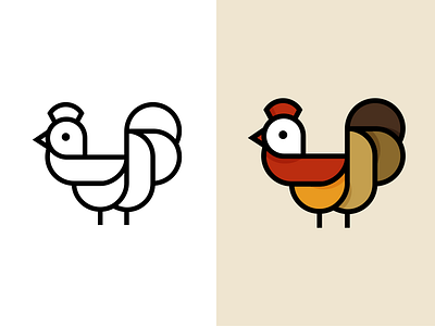 Rooster animal bird chicken cock eye illustration rooster simple vector zoo