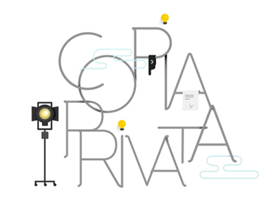 Copia Privata 8 e mezzo after effects boing bulb cinema flat illustration light magazine motion motion design