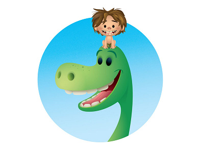 Arlo and Spot arlo disney jerrod maruyama pixar spot the good dinosaur