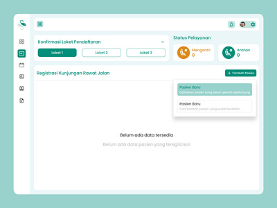 Simplifying Outpatient Registration with Rawat.ID cleanui design healthcare rawatid uidesign