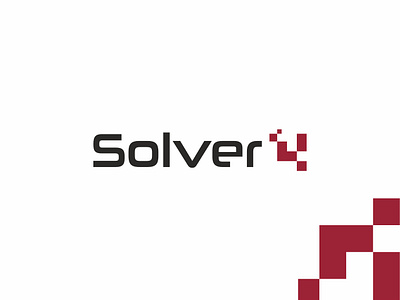 Solver 4 logo 4 branding design fimbird four graphic design logo logodesigner solver