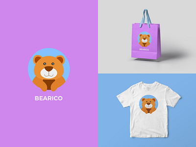 Logo Design for Children’s Brand | Bearico | Playful, Friendly joyful