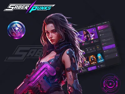 Cyberpunk-Themed Casino Web Design casino design cyberpunk design figma design gambling game design lime agency neon sci fi ui uiux webdesign studio