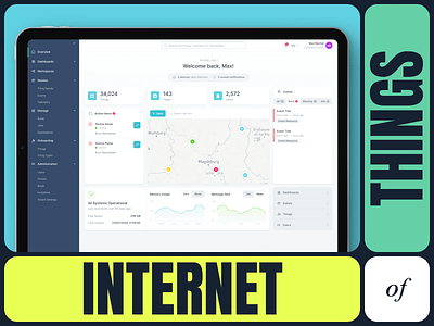 IoT platform for remote device management app development dashboard dashboard design design thinking enterprise software enterprise ux human centered design iot product design product development sofrware development ui ux uxdesign webdesign