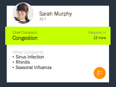 Hale Health Patient Case card ux visual