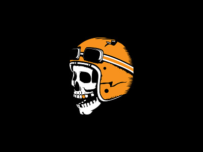 Live Fast Die Last illustration motorcycles skull