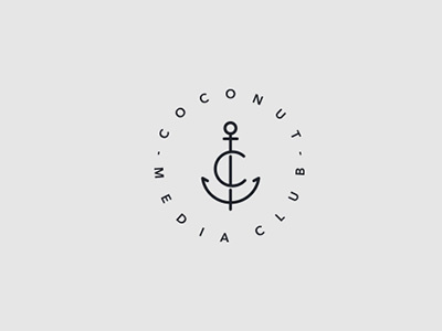 Coconut Media Club branding club coconut logo logotype media
