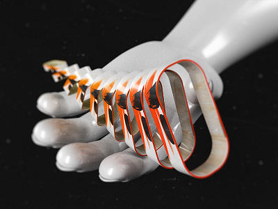 In your hands 3d c4d design hands