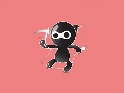 Ninja Kusarigama avatar character cute cute ninja japan kusarigama ninja weapon