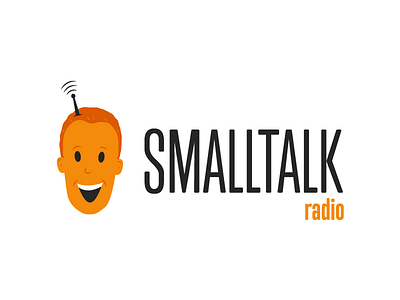 Smalltalk Radio #2 cartoon character design illustration logo radio vector