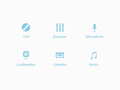 Record Icons Blue cleveroad icon ios logo