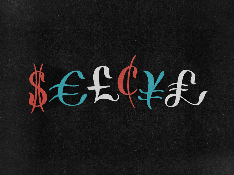 Mo Money currency letter lettering money practice script sketch type typography