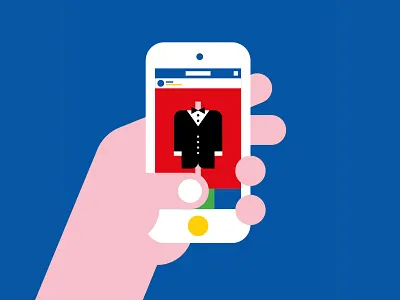 Hello again bold hand icon illustration iphone simple vector