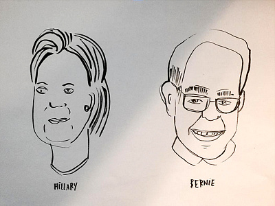 Hillary + Bernie democrat election primary vote