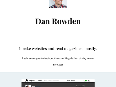 Updated portfolio magazines magpile portfolio white