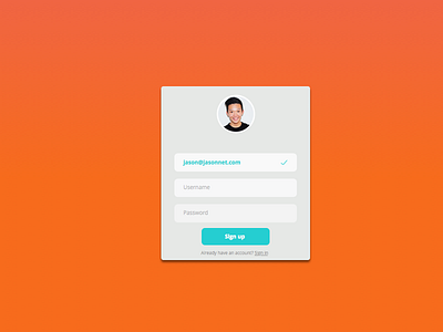 Day 1 of #designui - Sign up day 1 design design ui sign up signup