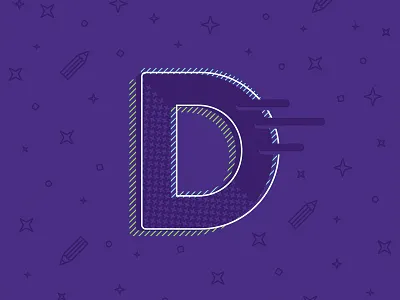 D alphabet d letter lettering typo typography