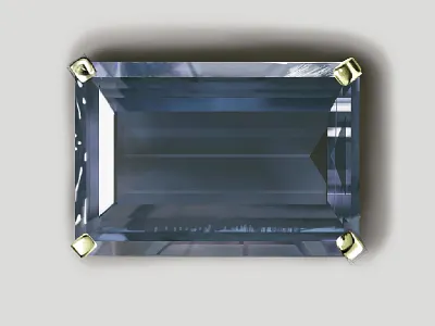 Sapphir drawing blue design drawing jewellery ps realistic sketch stone wacom